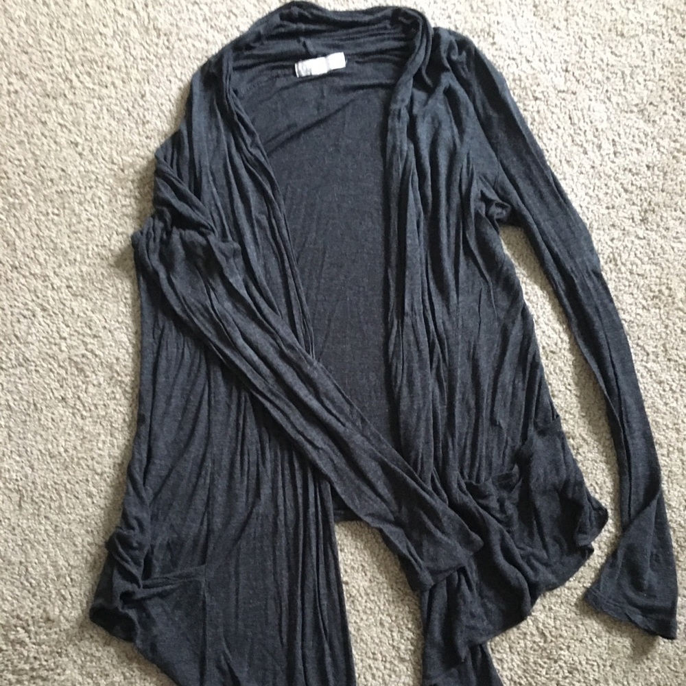 Grey cardigan